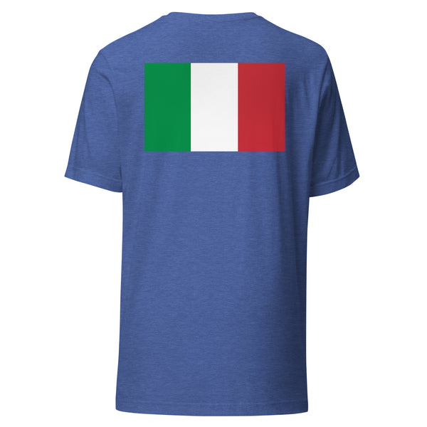 Italia Bar with Flag Back Unisex t-shirt