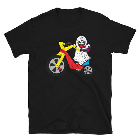 Ghost on a Big Wheel Short-Sleeve Unisex T-Shirt