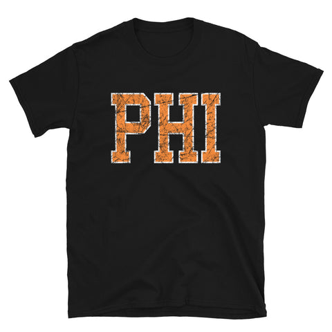 PHI Short-Sleeve Unisex T-Shirt in Philadelphia Flyers Colors