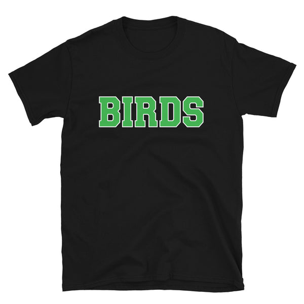 BIRDS with Back Stripe Short-Sleeve Unisex T-Shirt in Philadelphia Eagles Colors