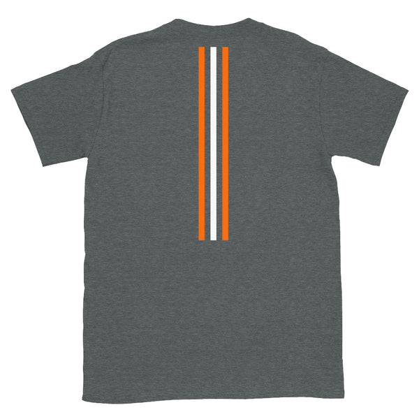 Broad St BULLIES with Back Stripe Short-Sleeve Unisex T-Shirt in Philadelphia Flyers Colors