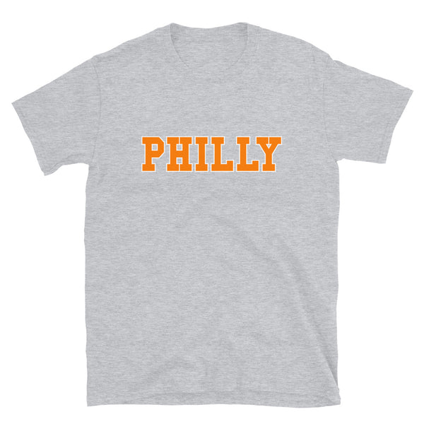PHILLY Go Flyers (Hit Someone) Short-Sleeve Unisex T-Shirt in Philadelphia Flyers Colors
