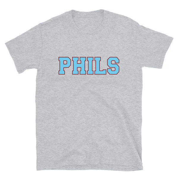 PHILS with Back Stripe Short-Sleeve Unisex T-Shirt in Philadelphia Phillies Colors